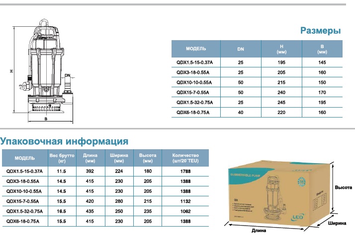 Габариты Насос для колодцев LEO QDX 1.5-32-0,75А, QDX 1.5-15-0,37А, QDX 6-18-0,75А.jpg